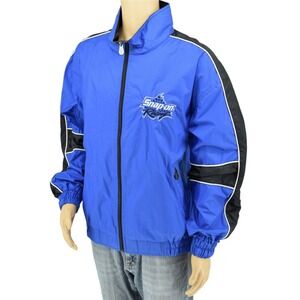 Vintage 90's Snap-on Racing Blue Ripstop Windbreaker Mens XL - Choko Motorsports